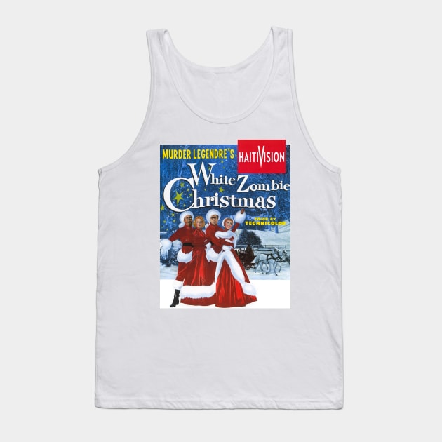 White Zombie Christmas Tank Top by MonsterKidRadio